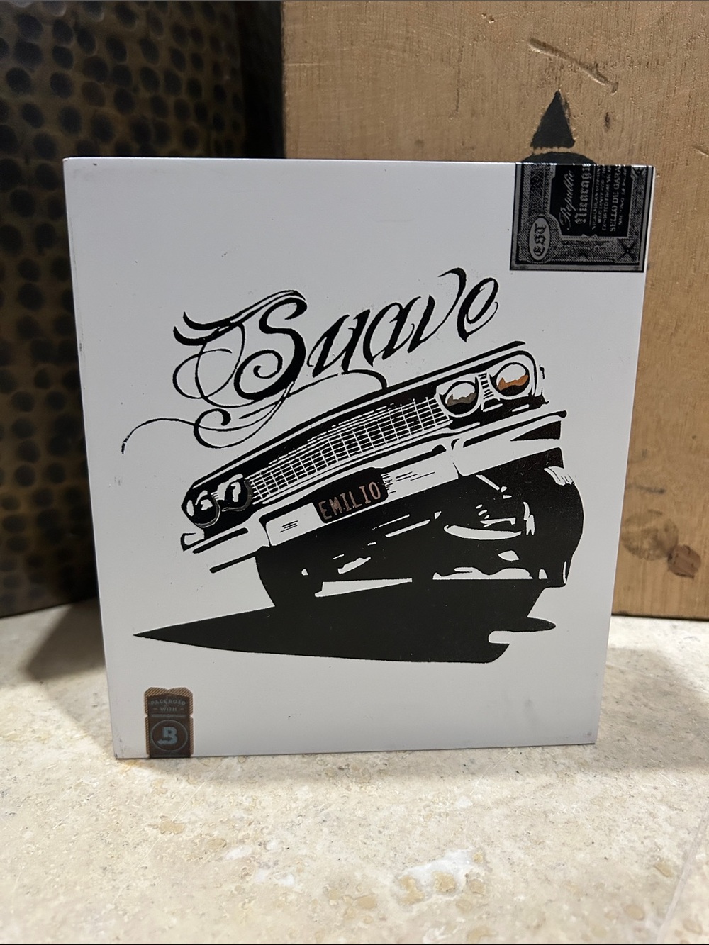 Emilio Suave Empty Cigar Box